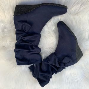 Jaclyn Smith Women’s Times Slouch Wedge Boots